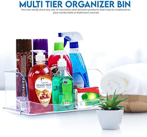 Utopia Pantry Organizer Bins - caixas de armazenamento empilháveis ​​para cozinha, armários, bancadas, banheiros, escritórios e mais - organização e armazenamento de despensa - caixas de armazenamento frontal aberto