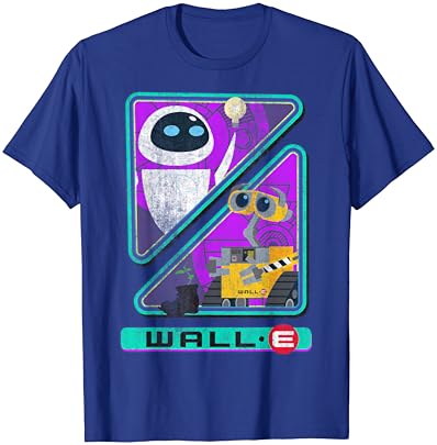 Disney Pixar Wall-E Triangles e T-shirt de camiseta de Eva
