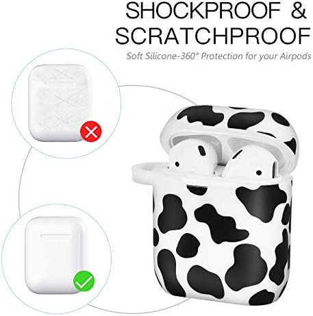 AirPods Case Airspo AirPods Capa de caixa para Apple AirPods Skin protetor de silicone impresso para mulheres, meninas com