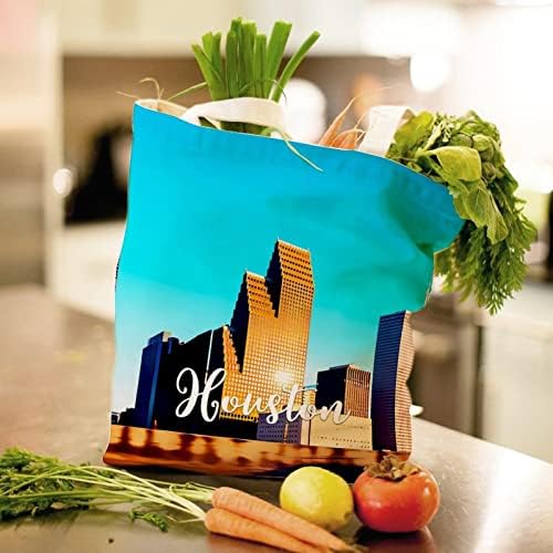 Las Vegas Reutilabilable Grocery Bag City Home Fold Shop Bolsa de ombro Bolsa/Presentes/Mercearia