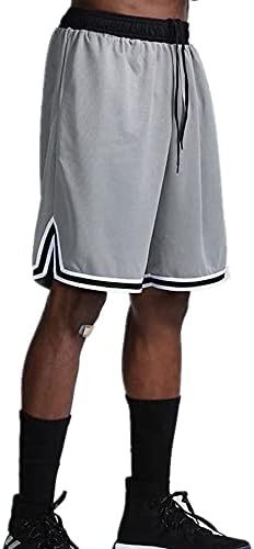 APAOSP 2/3 Pack Basketball Shorts com bolsos com zíper para homens, shorts atléticos ativos