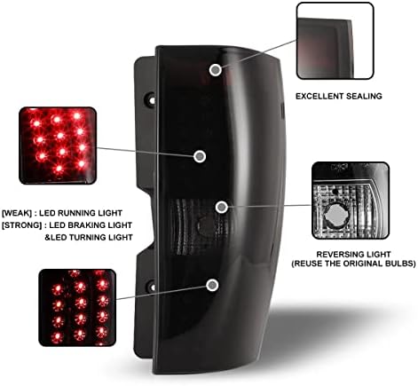 ROXX LED LIGHT MONTAGEM COMPATÍVEL COM 2007 2008 2009 2010 2012 2012 2013 2014 Chevrolet Tahoe/Suburban 1500/2500 Lado do