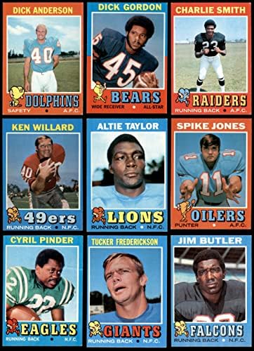 1971 Topps Football 100 Card Starter Set/lote EX/MT