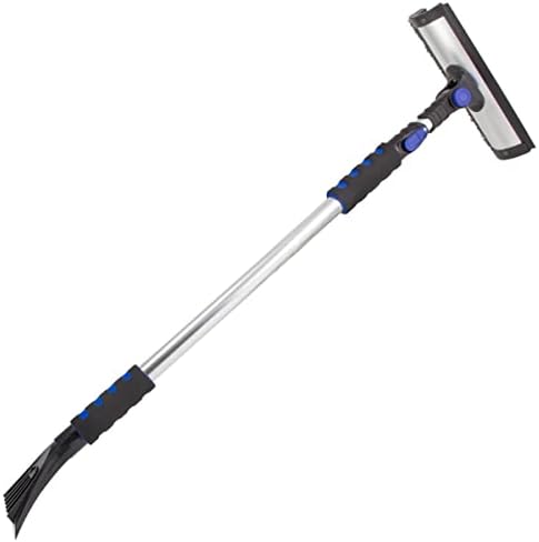 SubZero 80037 60 Cabeça de trava rápida Snowbroom Snowroom com rodo integrado e raspador de gelo, preto e subzelo 16621 raspador de