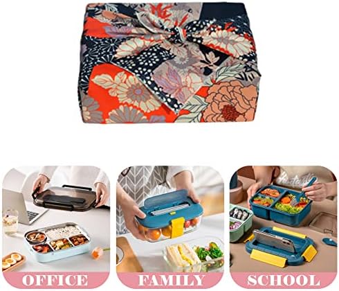 Pano japonês Bento Pano japonês lenço clássico de estampa clássica Bento Almoço Bandana Bolsa Bolsa de Presente Caixa