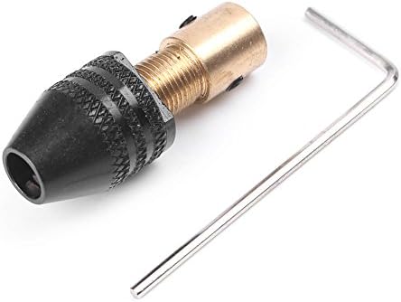 MALLOFUSA Universal Mini 0,3-3,5mm Micro Electronic Enerctronic Chuck Bit Tool com tecla hexadecimal