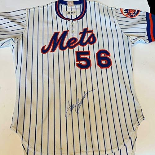 Rare Tom Seaver assinou 1982 New York Mets Game Usou Jersey com JSA COA - MLB Autografed Game Usado Jerseys