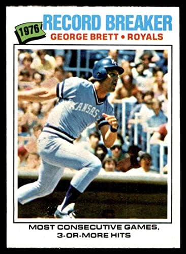 1977 Topps 231 Record Breaker George Brett Kansas City Royals NM Royals