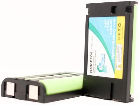 2 Pacote - Substituição para Panasonic KX -TG5240 Bateria - Compatível com a Bateria do telefone sem fio da Panasonic