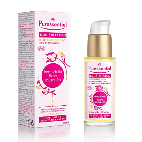 Puressentiel Orgânica Elixir Face Care Oil - suavização e remodelando o soro da face com óleos essenciais - naturalmente derivados