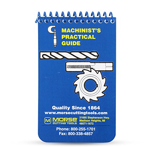 Guia prático do Morse Machinist para bolso ou caixa de ferramentas - um manual de maquinistas para informações de referência