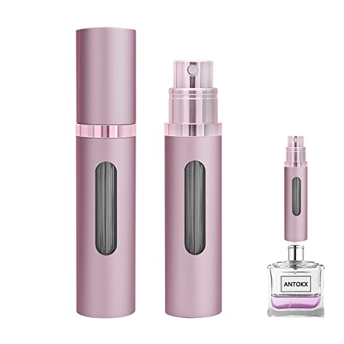 Antokx Perfume Travel Bottle Recarregável - Atomizador de perfume de bolso de 5 ml, Perfume de viagem Atomizador de perfume Spray