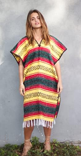 Del mex clássico manta mexicana poncho