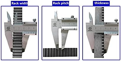 Rack vnoifde 1pc 1m de engrenagem reta guia rack de dentes lateral orifício de fixação Harden 1pc 1m 20teets hole5/6/6.35/7/8/8/12/12 pinhão engrenagens de pinhão