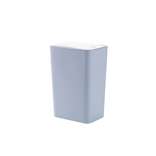 Latas de lixo de lixo ditudo pode prensar o lixo de classificação do tipo prensa lata de papel de cozinha de cozinha doméstica quarto banheiro banheiro banheiro com lixo de tampa/8 polegadas