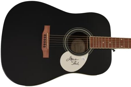 Grace Slick assinou autógrafo em tamanho grande Gibson Epiphone Guitar Guitar w/James Spence Authentication JSA Coa