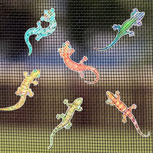Adesivos de livros de esboço telas criativas de lagartixas para adesivos de sucção Janela diy Anti -pássaro Greve adesivos