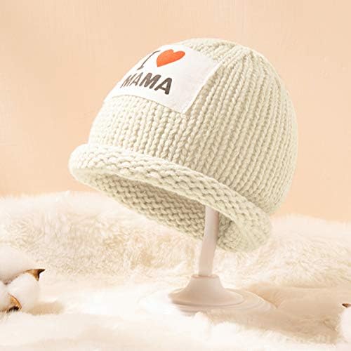 Oenbopo Baby Hat Hat Winter malha quente Chapéu de gorro esbelto para bebês de 0 a 3 anos