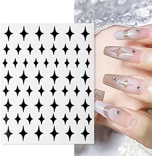 Air abriscos adesivos de unhas estêncils unhas French Tip Gip Butterfly Linha do coração Decalques de unhas Modelo de impressão