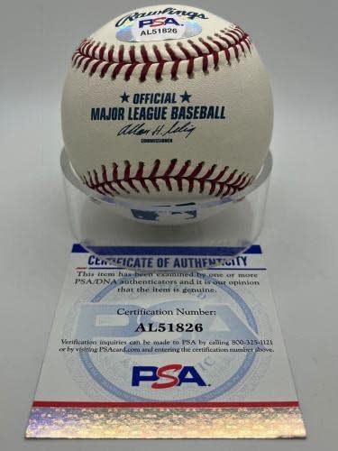 Bob Barr Congress assinou o Autograf Official MLB Baseball PSA DNA - Bolalls autografados
