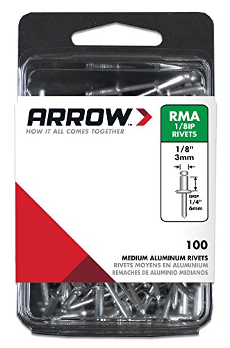 Arrow RLA3/16IP de alumínio de 3/16 polegadas, 50 polegadas, 50-pacote