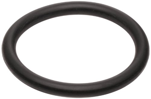 002 O-ring de neoprene, durômetro 70A, redondo, preto, 3/64 ID, 9/64 OD, 3/64 Largura