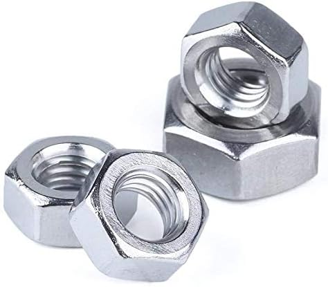 Kekeyang 304 porcas hexagon de aço inoxidável, parafusos, porcas, tampas de parafuso M1.6-m3m4m5m6m8m10m12-m30-m12 parafusos