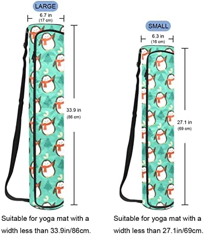 Bolsa de transportadora de tapete de ioga pinguim