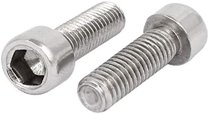 X-Dree M6x20mm 304 Aço inoxidável Aço hexadecimal parafusos de tampa de tampa da cabeça parafusos 20pcs (Viti a testa zigrinata a testa esagonale em acciaio inox 304 m6x20mm 20 pezzi