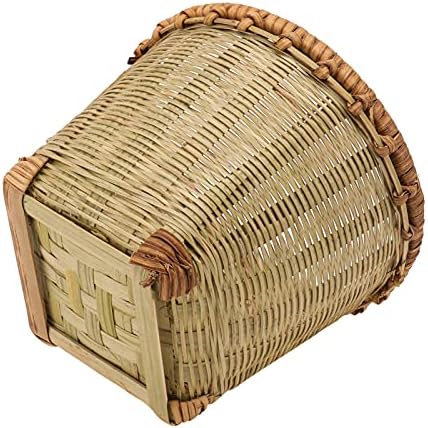 Zerodeko 1PC Bamboo Basket Basket Bamboo Tecida Cesta de Cestos de Mini Bambu para Escola de Escola