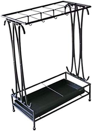 Neochy Umbrella Stand Modern Metal Storage Rack com bandeja de gotejamento de base removível