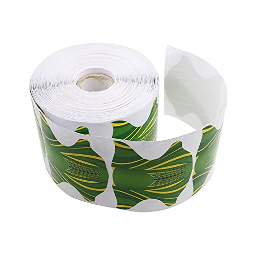 100/500 pedaços de aprimoramento de unhas Extensão de borboleta unhas Verde Butterfly Papel Holder Salão de unhas para ferramentas de aprimoramento de unhas Clipes de unhas