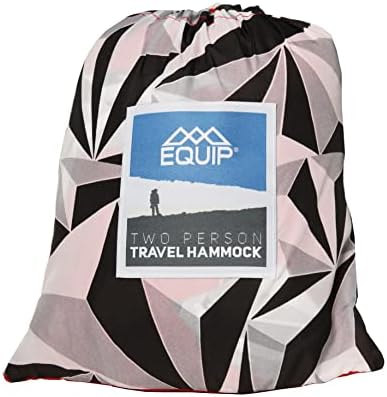 Equipe Lightweight Hammock - Hammock de mochila perfeita, rede portátil de rede e rede de camping - estilos selecionados seguram