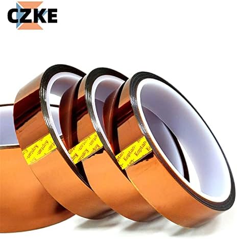 Infri 5/6/8/10/200/15/20mm x 30m marrom alta temperatura resistente a kapton fita poliimida para tarefa elétrica/grades/revestimento