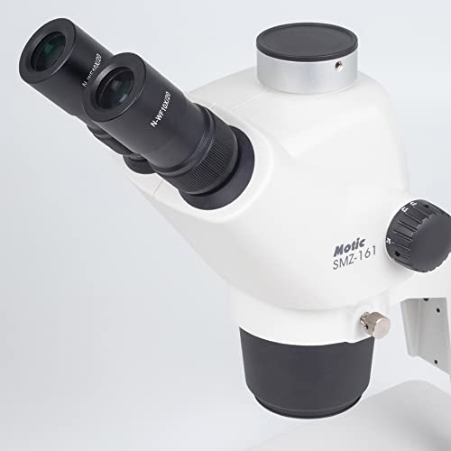 MOTIC 1100201300091, 60 ° Cabeça binocular inclinada para microscópio estéreo SMZ-161, ampliação de 7,5x-45x