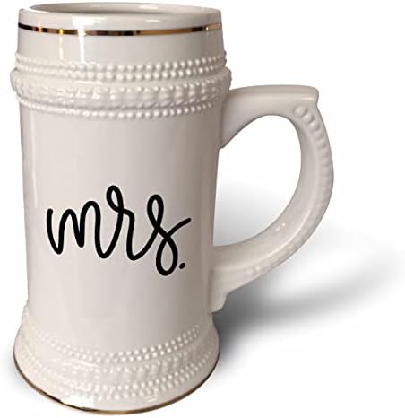 Presente de noiva 3drose para casais no casamento e aniversário - 22oz de caneca de Stein