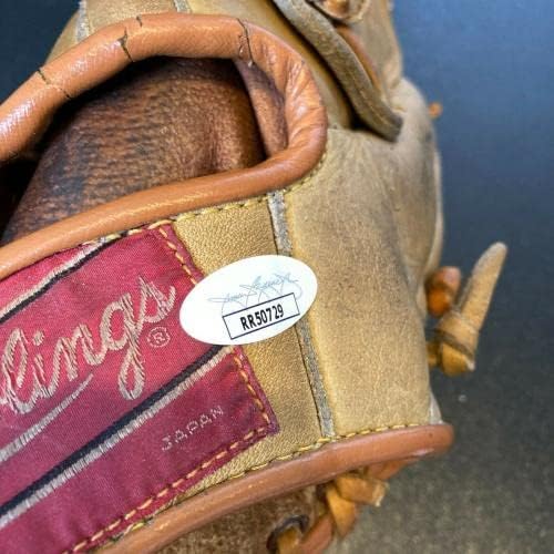 Bill Hands assinou o modelo de jogo dos anos 1960 luva de beisebol Chicago Cubs JSA COA - luvas autografadas da MLB