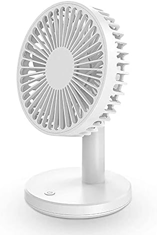 Htllt portátil pequeno ventilador elétrico desktop ventilador USB Fã de mesa recarregável portátil Ultra-Quiet Creative