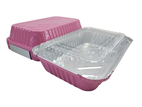 Cozinha colorida 1-1/2 libras rasas retire as panelas/bandejas de armazenamento de alimentos com tampa de plástico 24 oz.