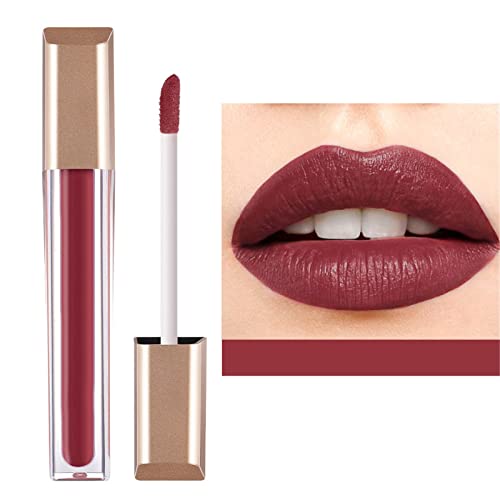 Velor Puff Mini Velvet Liquid Lipstick Cosmetics clássicos à prova d'água clássica Longa Longa Corção suave cor Full Lip Gloss 3.5ml Lip Gloss for Little Girls 2