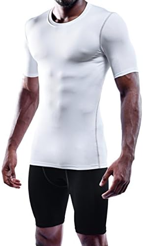 Camisa de exercícios da camada de compressão atlética de 3 pacote de pacote masculino masculino