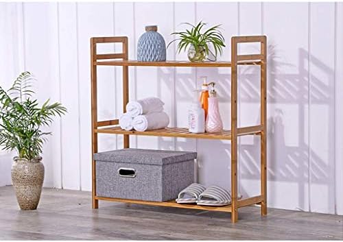 LXB Home Decoration Multifunction Bamboo Shelf Quarto de prateleira simples Rack de armazenamento simples Partição Partição