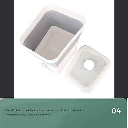 Recipiente de dispensador de arroz seco, bandeja automática de arroz automático Rice Riceer Localed Reciante para