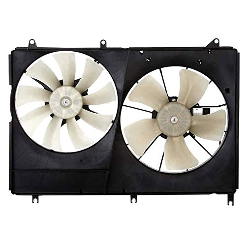 Fan rareelétrico novo fã de resfriamento compatível com Mitsubishi Endeavor 2006-2007 por número da peça MR968066 MR968067 MR968068