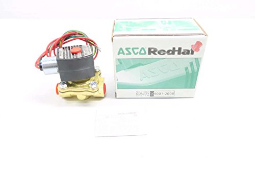 ASCO EF8210G001 HAT vermelho II 120V-AC 3/8 na válvula solenóide NPT D553529