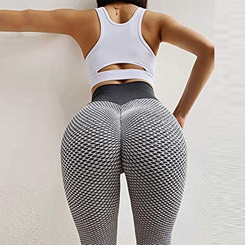 Calça de ioga dsodan para mulheres fitness feminino feminino colaborado leggings bolsões de ginástica esportiva ativa