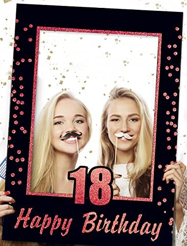 Lavante Rose Gold 18th Birthday Party Photo Booth Props 18th Birthday Photo Frame Birthday Photo Frame