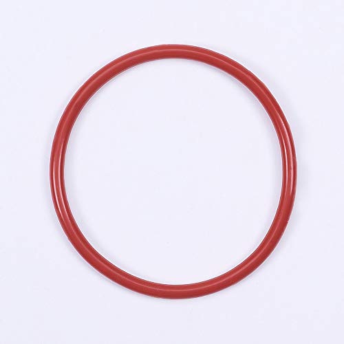 Othmro 10pcs Silicone O-ring, 23/64 ID, 35/64 OD, 3/32 Largura VMQ Rings de vedação Gasket, métrica de vedação de buna-n