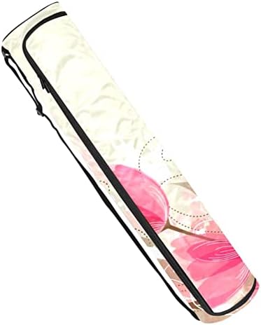 Ratgdn Yoga Mat Bag, Fantasy Pink Tulip Exercício Yoga Mat Carrier Full-Zip Yoga Mat Bolet