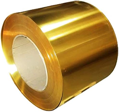 METAL PLACA DE METAL FOILH H62 FELL METAL NA FELHA DE COBER DE BRASS PARA METALWORK, espessura: 0. 3 mm de comprimento: 2 m, largura: